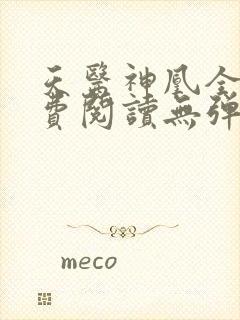 天医神凰全文免费阅读无弹窗封面