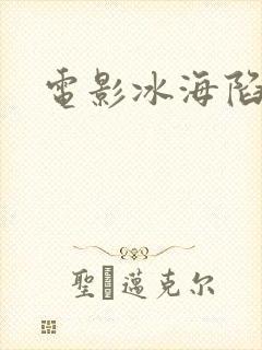 电影冰海陷落封面