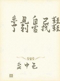 梦见自己鞋子丢了到处找鞋封面