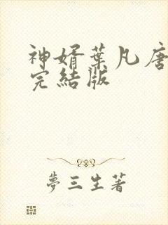 神婿叶凡唐若雪完结版