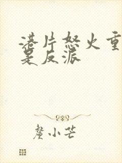 港片怒火重案我是反派封面