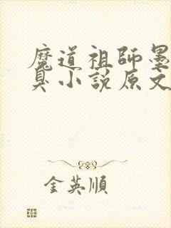 魔道祖师墨香铜臭小说原文免费阅读封面