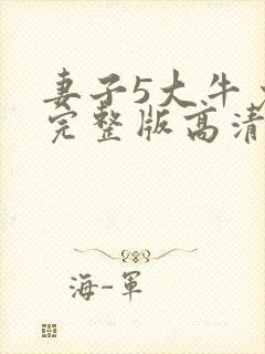 妻子5大牛免费完整版高清韩剧