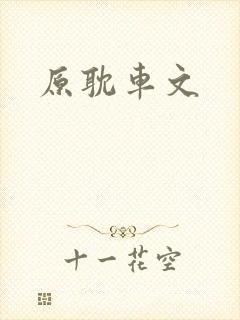 原耽车文