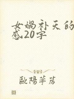 女娲补天的读后感20字