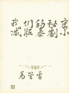 我们的秘密未删减版泰剧小说