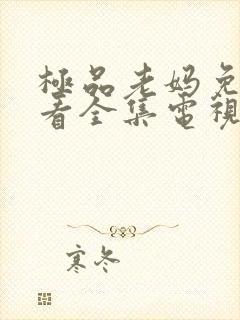 极品老妈免费观看全集电视剧下封面