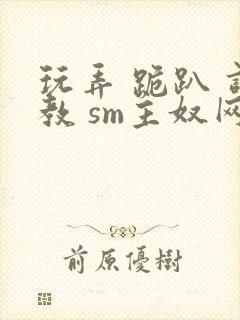 玩弄 跪趴 调教 sm主奴网站