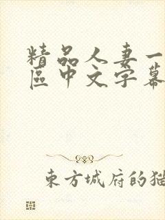 精品人妻一区二区中文字幕