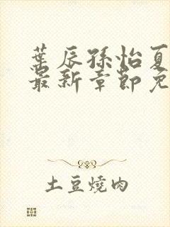 叶辰孙怡夏若雪最新章节免费阅读