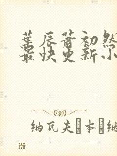 叶辰萧初然最新最快更新小说