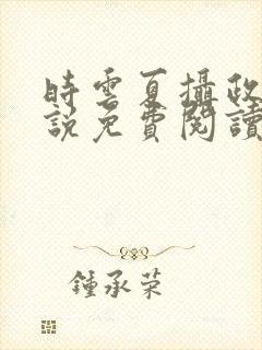 时云夏摄政王小说免费阅读