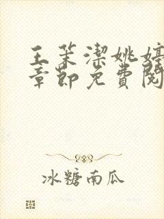 王茉洁姚婷最新章节免费阅读