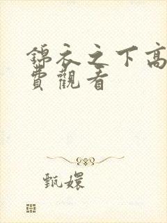 锦衣之下高清免费观看