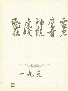 飞虎神鹰电视剧在线观看免费高清