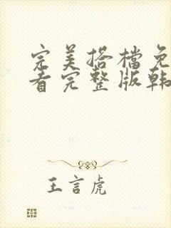 完美搭档免费观看完整版韩剧在线