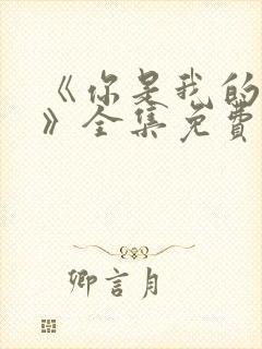 《你是我的荣耀》全集免费观看