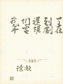 我们迟到了很多年电视剧在线观看