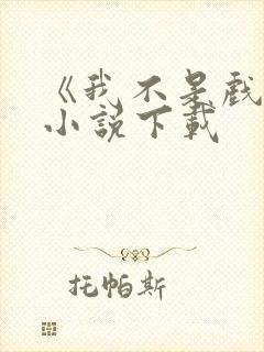 《我不是戏神》小说下载