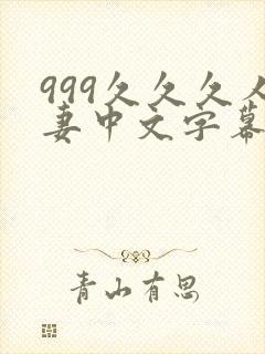 999久久久人妻中文字幕资源