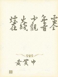 烟火少年电视剧在线观看全集免费高清