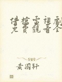 借枪电视剧高清免费观看全集