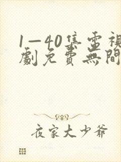 1—40集电视剧免费无间之战国语封面