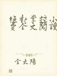 绝对掌控小说免费全文阅读笔趣阁