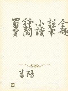 罗铮小说全文免费阅读笔趣阁