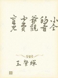 盲少爷的小女仆免费观看全集