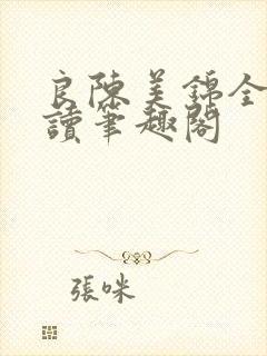 良陈美锦全文阅读笔趣阁封面