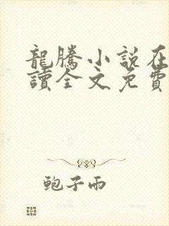 龙腾小说在线阅读全文免费阅读无弹窗