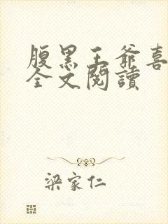 腹黑王爷喜当爹全文阅读