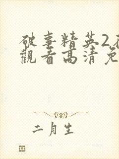 破事精英2在线观看高清免费完整版中文