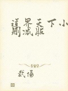 道界天下小说无删减版