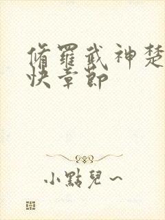 修罗武神楚枫更快章节