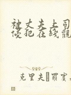 被丈夫上司持久侵犯在线观看