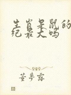 生肖是鼠的人年纪最大吗