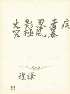 火影忍者疾风传究极风暴