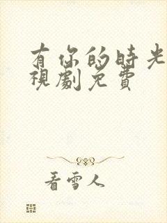 有你的时光里电视剧免费