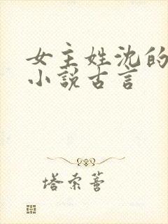 女主姓沈的重生小说古言