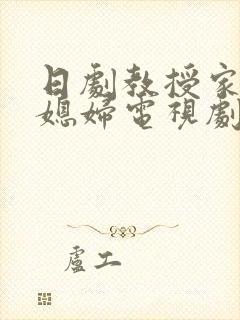 日剧教授家的儿媳妇电视剧免费观看