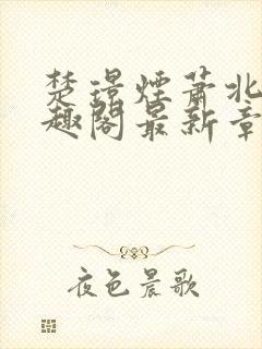 楚璟烟萧北墨笔趣阁最新章节更新