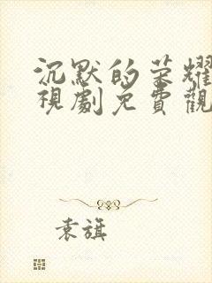 沉默的荣耀 电视剧免费观看下载全集