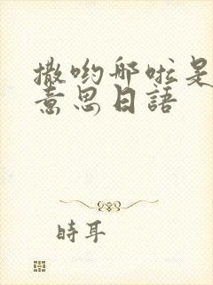 撒哟哪啦是什么意思日语封面