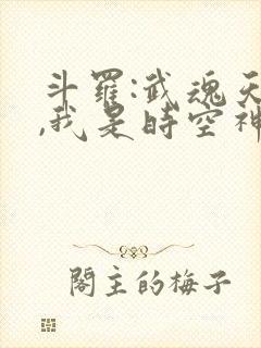 斗罗:武魂天使,我是时空神王封面