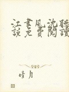 江聿风沈听晚小说免费阅读最新章节