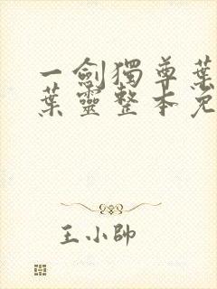 一剑独尊叶玄,叶灵整本免费