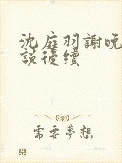 沈庭羽谢晚晚小说后续