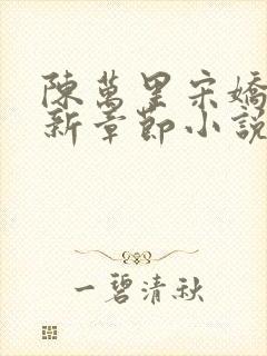 陈万里宋娇娇最新章节小说